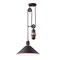 Maxim Lighting Tucson 1-Light 16" Wide Oil Rubbed Brnz / Weathered Wood Pendant Light 10090OIWWD - alternate 1